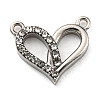 304 Stainless Steel Pendants with Crystal Rhinestone STAS-G310-20P-1