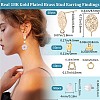 CREATCABIN 10Pcs Brass Stud Earring Findings DIY-CN0002-47-2