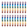 HOBBIESAY 20Pcs Chakra Natural & Synthetic Gemstone Connector Charms FIND-HY0001-32-1