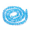 Transparent Glass Beads GLAA-Q066-14mm-B11-2