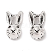 Tibetan Style Zinc Alloy Bunny Pendants X-TIBEP-R334-037AS-RS-1