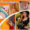 54Pcs 9 Colors Rubberized Style Opaque Acrylic Beads SACR-PH0002-38-5