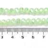 Baking Electroplate Glass Beads Strands DGLA-A039-J6MM-B10-4