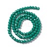 Faceted(32 Facets) Glass Beads Strands EGLA-J042-36B-11-2