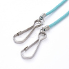 Polyester & Spandex Cord Ropes Eyeglasses Chains AJEW-EH00057-01-2