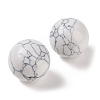Synthetic Howlite No Hole Sphere Beads G-K353-04D-13-2