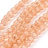 Crackle Glass Beads Strands X-CCG-Q001-6mm-05-2