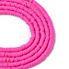 Handmade Polymer Clay Beads Strands CLAY-R089-4mm-Q031-2