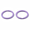Spray Painted Iron Split Key Rings X-KEYC-S255-003-5