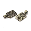 Tibetan Style Rack Plating Brass Pendant KK-Q805-15AB-2