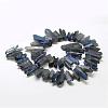Electroplated Natural Quartz Crystal Beads Strands G-A142-03M-2