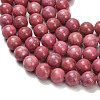Natural Rhodonite Beads Strands G-F820-K06-8mm-4
