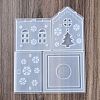 Patchwork House Christmas DIY Pendant Decoration Silicone Molds DIY-M057-01B-4