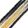 Transparent Gradient Color Glass Beads Strands GLAA-H021-01B-07-2