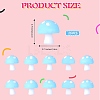 20Pcs Mushroom Silicone Focal Beads JX901I-2