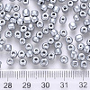 6/0 Baking Paint Glass Round Seed Beads SEED-S036-01C-14-3