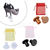 9 Pairs Plastic High Heel Protectors FIND-GF0001-46-6