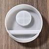 Flat Round DIY Candle Silicone Molds DIY-A056-01C-2