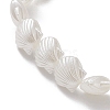 Acrylic Shell Beaded Stretch Bracelets for Women BJEW-JB10147-3