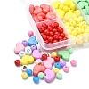 Opaque Acrylic Beads SACR-YW0001-45-2
