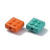 Spray Painted Alloy Beads PALLOY-Q445-05-3