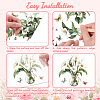 3 Sheets 3 Styles PVC Waterproof Decorative Stickers DIY-WH0404-080-3
