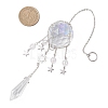 Glass & Acrylic Cone & Round Hanging Suncatchers HJEW-JM04570-02-3