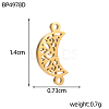 304 Stainless Steel Connector Charms SA-OY003-15G-2