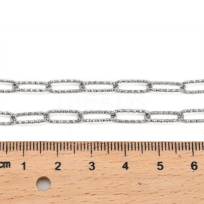 304 Stainless Steel Paperclip Chains CHS-A016-09P-A-1