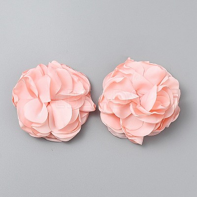 Flower Cloth Shoe Decoration AJEW-WH0039-45D-1