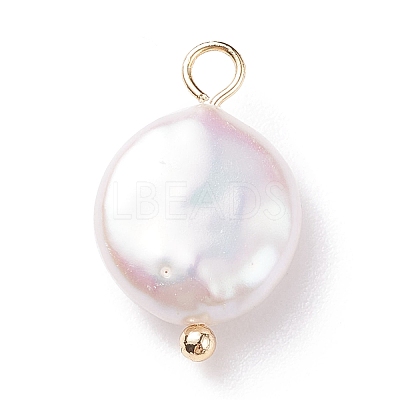 Natural Baroque Pearl Keshi Pearl Pendants X-PALLOY-JF01494-01-1