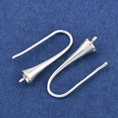 Rack Plating Brass Earring Hooks KK-CBAA482-01S-1