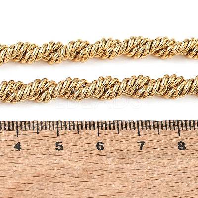 6MM 304 Stainless Steel Rope Chain Necklaces SA-CBA2696-04G-1