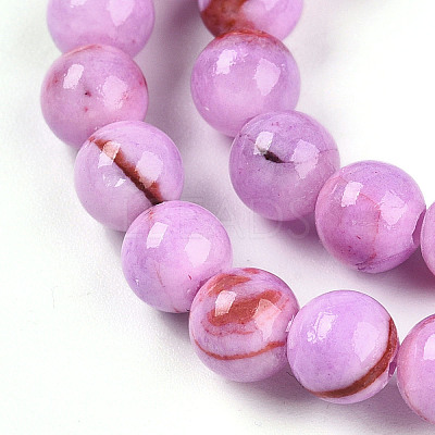 Natural Persian Jade Beads Strands G-A255-A02-01D-1