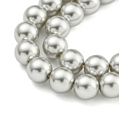 Glass Pearl Beads Strands HY-G002-01C-04-1