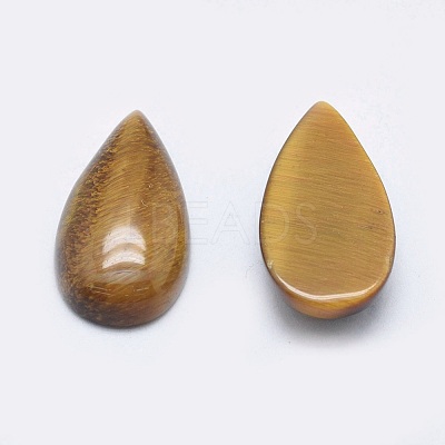 Natural Tiger Eye Cabochons G-P384-M03-1