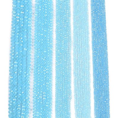 Electroplate Glass Beads Strands LS-EGLA-A044-J3mm-A04-1