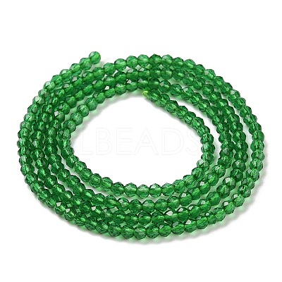 Transparent Glass Beads Strands GLAA-H021-03-16-1