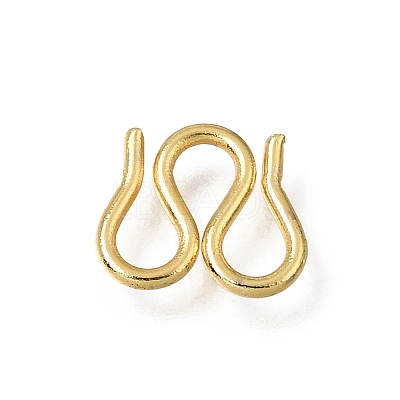 Brass M-Hook Clasps KK-CBA0DF0-14D-G-1