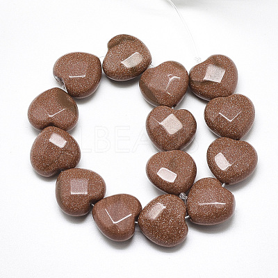 Synthetic Goldstone Beads Strands G-S357-E01-18-1