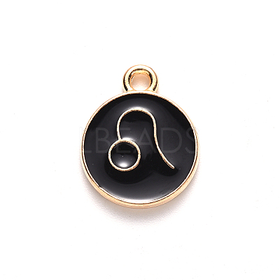 Alloy Enamel Pendants LS-ENAM-S124-01A-08G-1