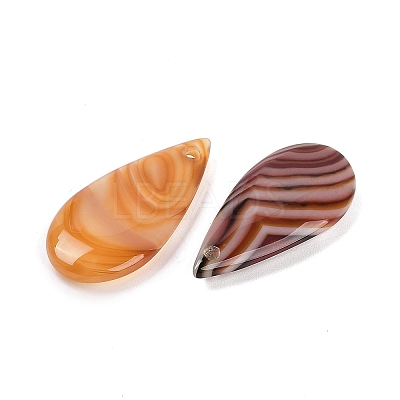 Natural Agate(Dyed & Heated) Pendants G-H082-02-1