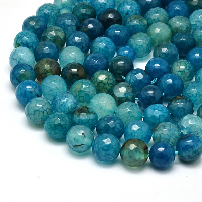 Natural Crackle Agate Bead Strands G-K166-07F-10mm-01-1
