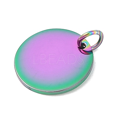 Ion Plating(IP) 304 Stainless Steel Pendants STAS-I311-32E-RC-1