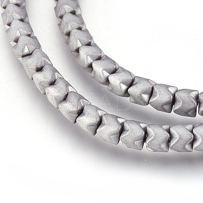 Electroplate Non-magnetic Synthetic Hematite Bead Strands G-I208-19F-1