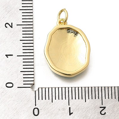 Rack Plating Brass Enamel Pendants KK-L225-029G-05-1