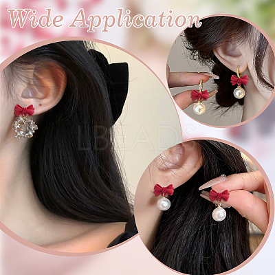 42Pcs Spray Painted Alloy Stud Earring Findings FIND-ME0004-22B-1