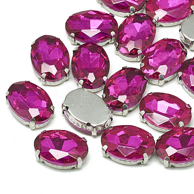 Sew on Rhinestone RGLA-T091-6x8mm-09P-1