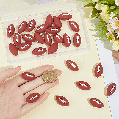 32Pcs Food Grade Eco-Friendly Silicone Beads SIL-SC0003-21-1