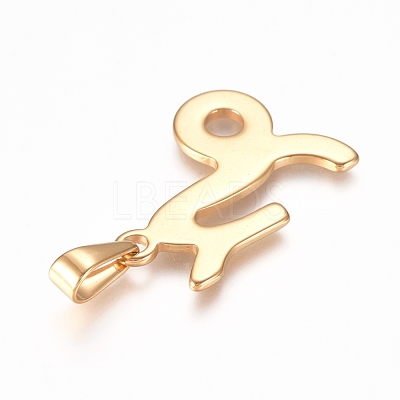 304 Stainless Steel Pendants STAS-L210-06I-G-01-1